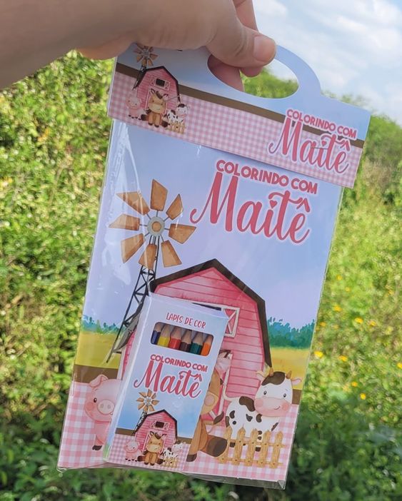 Sacola fazendinha personalizada