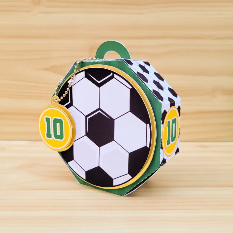 Caixa bola de futebol